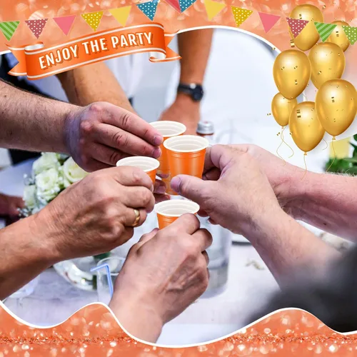 Miniatura 4 de Layhit Paquete de 200 vasos de chupito de plástico de 2 onzas, vasos desechables, vasos de boda, fiesta de cumpleaños, suministros para servir