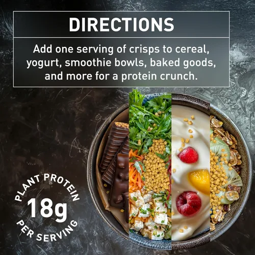 Miniatura 5 de PURIS Frituras de proteína de guisante orgánicas, aislado de proteína de guisante orgánico certificado, crujido de proteína Keto, hecho 100% en EE.