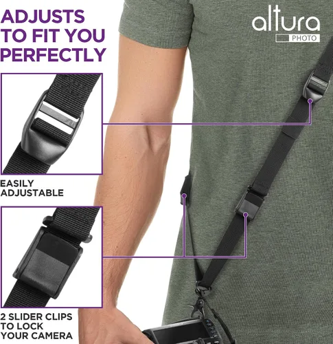Miniatura 6 de Altura Photo Camera Strap with Quick Release & Safety Tether - Camera Strap for Photographers for Sony, Nikon, & Canon