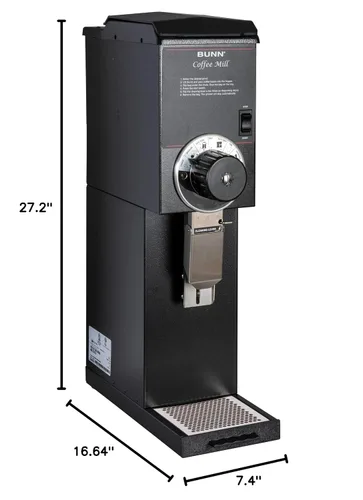 Miniatura 7 de Bunn Molinillo de café a granel negro G3 HD de 3 lb