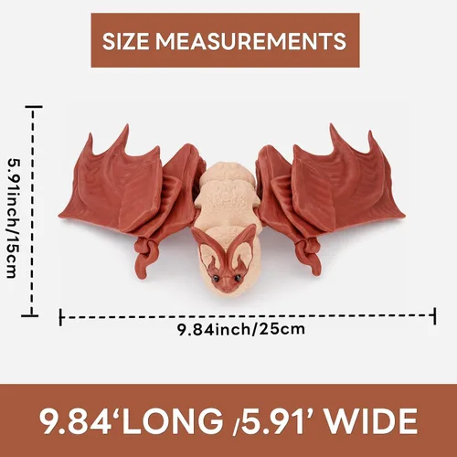 Miniatura 8 de Yipintang Criaturas Impresas en 3D Animales Flexibles - Juego de Animales Fidget de 7 Pulgadas para Decoración de Estantes (Pareja de León Adulto)