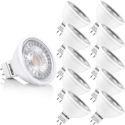 Miniatura 11 de Bombillas LED para Paisajismo MR16 de 5W, Bajo Voltaje 12V Reemplazo de Halógeno de 50W para Reflector de Paisajismo Exterior y Luz de Riel 2700K