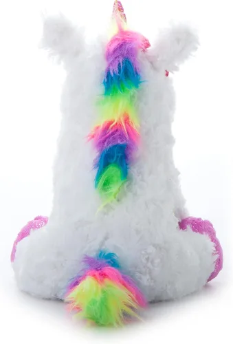 Miniatura 4 de Peluche de unicornio multicolor, de The Petting Zoo (10 pulgadas)