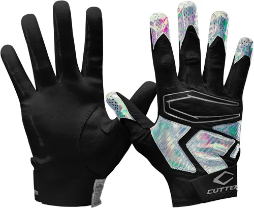 Cutters Rev Pro 4.0 Ultra Grip - Guantes de fútbol con receptor ancho. Tallas para jóvenes y adultos (1 par)