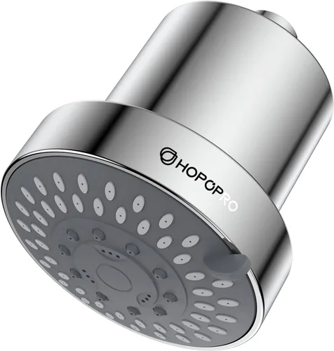 Miniatura 18 de HOPOPRO - Regadera con filtro de alto caudal, 5 modos, fijo de alta presión con filtro, 2 en 1 para agua dura, elimina el 99% de cloro y mejora