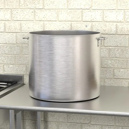Miniatura 3 de Olla de aluminio de peso estándar de 8 cuartos de galón con tapa