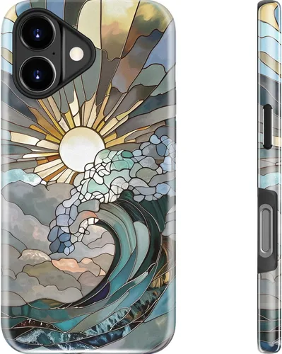 Miniatura 143 de Goodon para iPhone 17 Pro, Funda Estética de Gato Negro y Niña Naranja, Compatible con Magsafe, Funda Protectora Retro Única y Moderna de Silicona