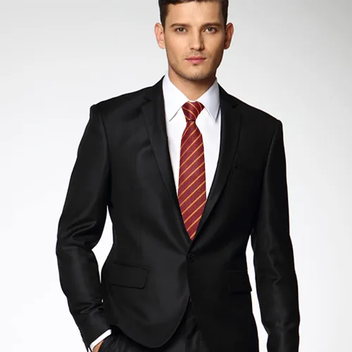 Miniatura 4 de DiBanGu Juego de corbata a rayas para hombre, corbata tejida de seda a cuadros y gemelos cuadrados de bolsillo, negocios y bodas