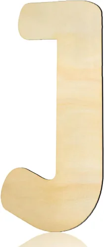 Miniatura 17 de Letras de madera de 8 pulgadas de alto, letra de madera D de 1/5 pulgada de grosor, letras del alfabeto de madera sin terminar para decoración
