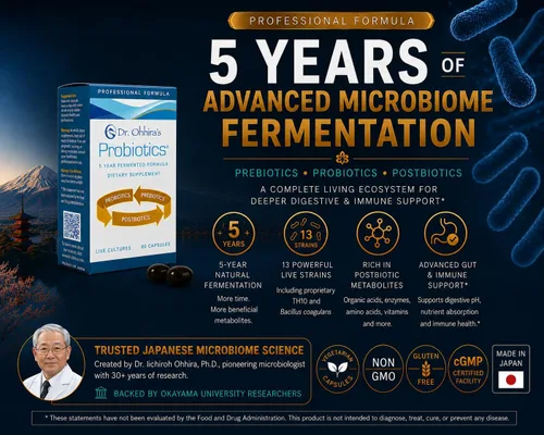 Miniatura 2 de Essential Formulas Dr. Ohhira's Probiotics Professional Formula - 60 cápsulas con 3 muestras de tamaño de viaje (bono de 6 cápsulas)