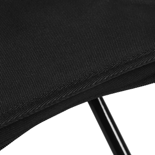 Miniatura 5 de Taburete plegable portátil con elegante bolsa con cremallera, ligero y asiento al aire libre para camping, senderismo, pesca, mochilero, picnic