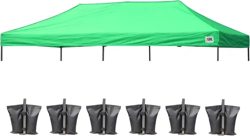 Miniatura 9 de ABCCANOPY - Toldo de repuesto para carpa desplegable (10x10 pies, beige)