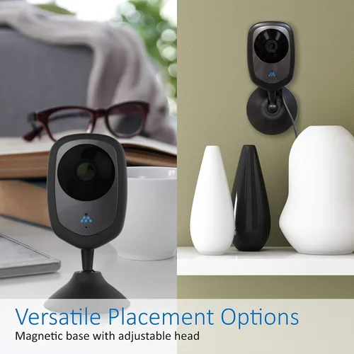 Miniatura 6 de Momentum Cámara de seguridad inalámbrica HD para interiores con audio de 2 vías, visión nocturna, monitor de mascotas para iOS y Android