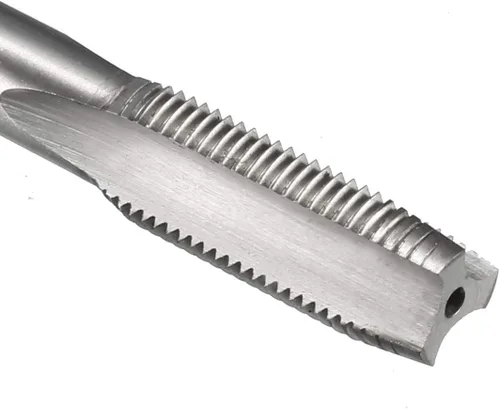 Miniatura 4 de uxcell Máquina métrica rosca rosca M10 x 1 H2 de acero de alta velocidad flautas rectas roscado roscado roscado reparación de maquinista herramienta