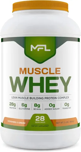 Miniatura 8 de MFL Muscle Whey Protein l 0.99 oz de Proteína l 0.28 oz BCAA l Keto Friendly l Keto l Bajo en carbohidratos l 2 libras (Chocolate Lava)