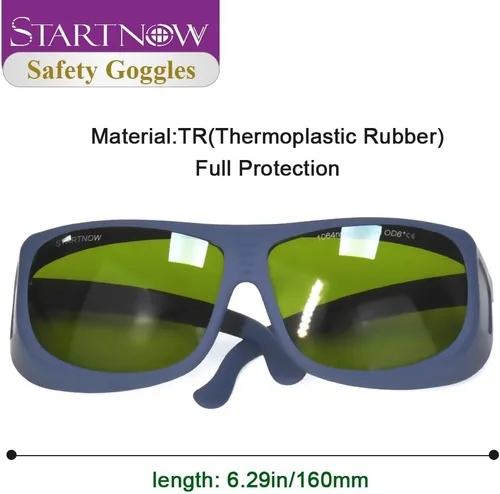 Miniatura 5 de STARTNOW Gafas de seguridad láser 1064nm para grabado láser Soldadura Protección ocular OD6+escudo protector Galsses