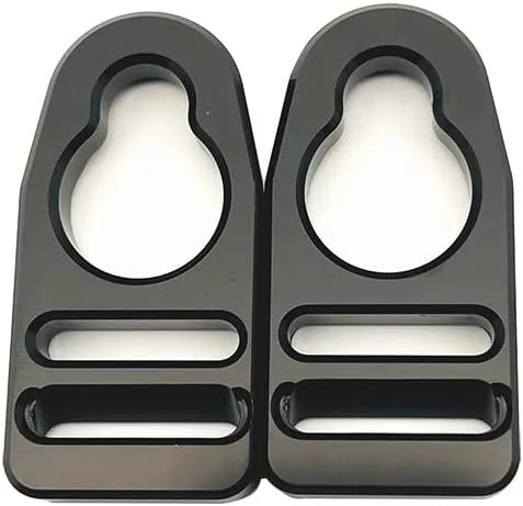 Miniatura 5 de 2 correas de aleación de aluminio hebilla de repuesto asiento de kayak con clip de asiento de repuesto compatible con asiento de kayak