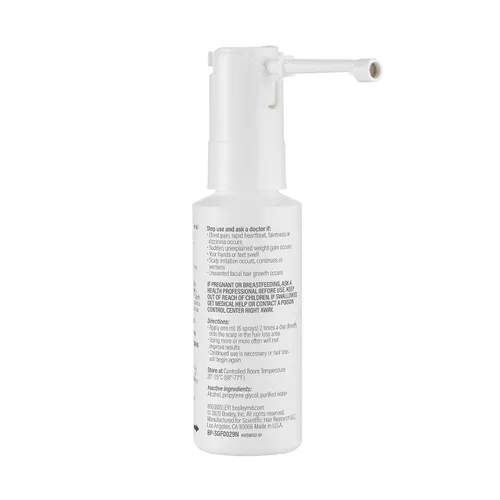 Miniatura 8 de BosleyMD Spray de minoxidil al 2%, tratamiento de adelgazamiento/laca para el cabello para la pérdida de cabello y el crecimiento del cabello