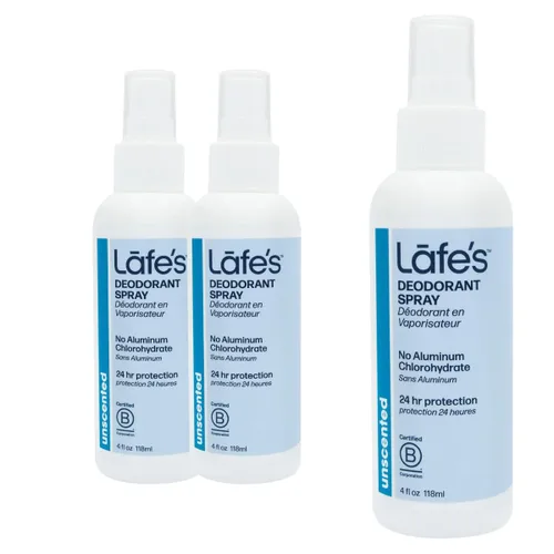 Lafe's Desodorante natural | Desodorante natural sin aluminio de 4 onzas para mujeres y hombres | Sin parabenos y sin bicarbonato de sodio con