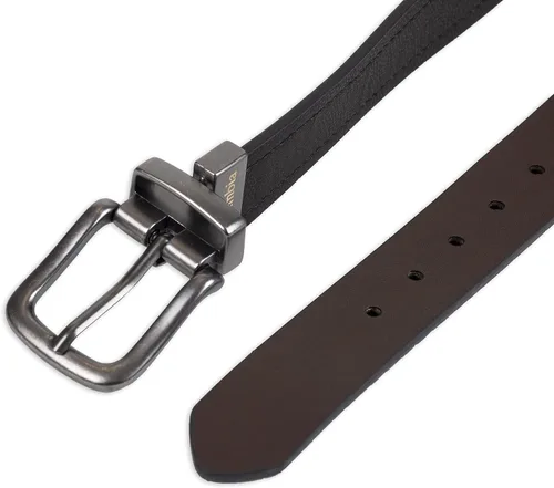 Miniatura 5 de Columbia Cinturón reversible para niños, correa clásica de 1 pulgada de ancho para la escuela, casual y ropa de vestir