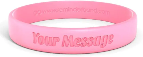 Miniatura 19 de Reminderband - Pulsera clásica de silicona 100% personalizada – Pulsera de goma de silicona personalizada – Personalizable, eventos, regalos, apoyo