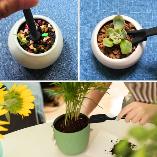 Miniatura 3 de Juego de 12 herramientas para suculentas, kit de herramientas de jardín de trasplante para jardinería interior, maceta, cuidado de cactus