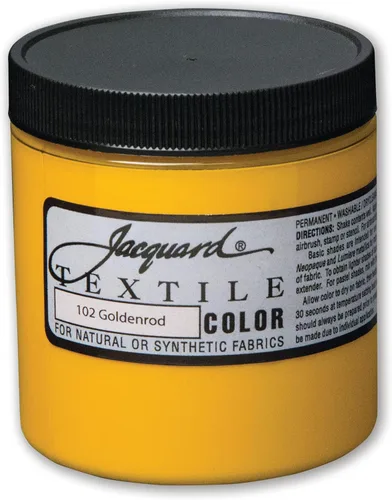 Miniatura 10 de Jacquard Pintura Textil 8 Oz Negro