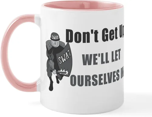 Miniatura 7 de CafePress SWAT Dont Get Up - Taza de café de cerámica de 11 oz (11.0 fl oz)