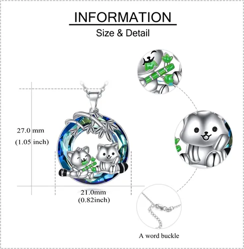 Miniatura 3 de Pingüinosperezosospandasbúhospanda rojojirafagatosllamasdinosaurioosocerdo monoconejito de Pascua, regalos de pingüinos, plata de ley 925, joyería