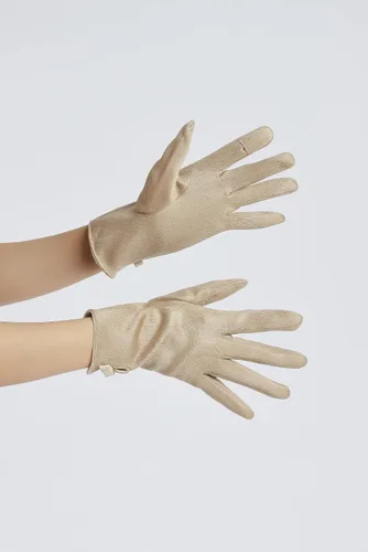 Miniatura 18 de Sahabowi Guantes de cuero para clima frío Manopla de lana cálida de invierno para mujeres