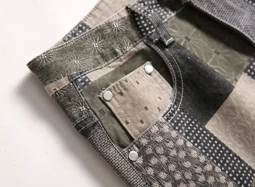 Miniatura 217 de Enrica Pantalones vaqueros estampados casuales para hombre
