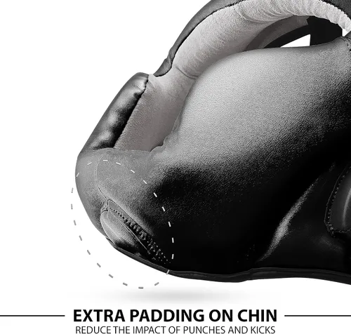 Miniatura 3 de DXM SPORTS Casco de boxeo para entrenamiento de MMA, Sparring Kickboxing, protector de cabeza de seguridad ajustable para Muay Thai, Karate
