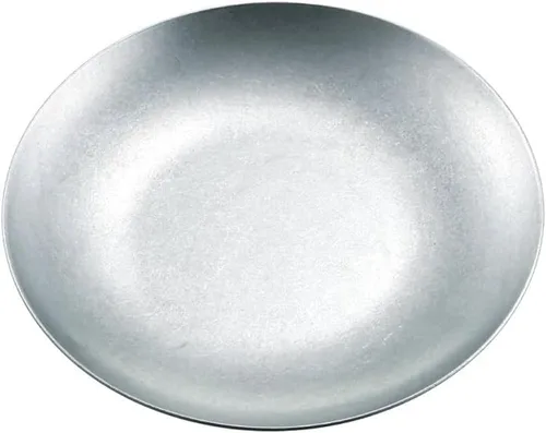 Vintage INOX VINTAGEINOX - Bandeja pequeña, 4.6 pulgadas (4.646 in), fabricada en Japón, cafetería, restaurante, plato, acero inoxidable,