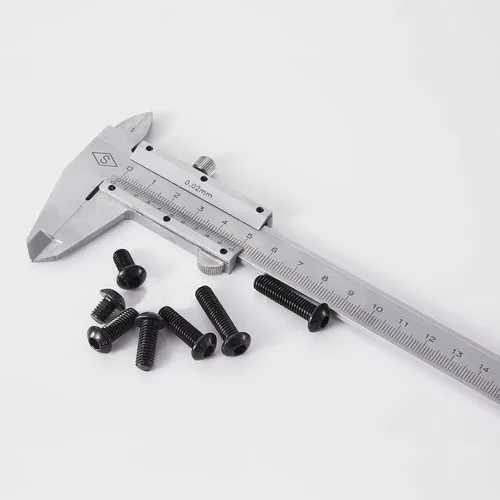 Miniatura 7 de Tornillos de cabeza de botón M6 x 10 mm, 14 mm, 18 mm, 20 mm, 25 mm, tornillos de cabeza de botón, acero de aleación de grado 10.9, acabado de óxido