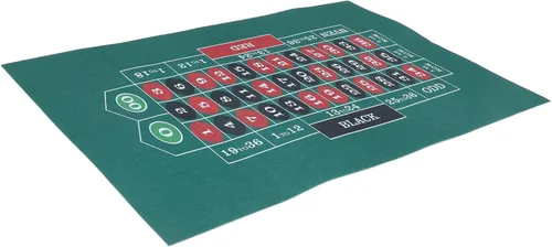PRETYZOOM Tapete de mesa plegable impermeable con superficie de fieltro de doble cara para un juego suave, adecuado para reuniones familiares,