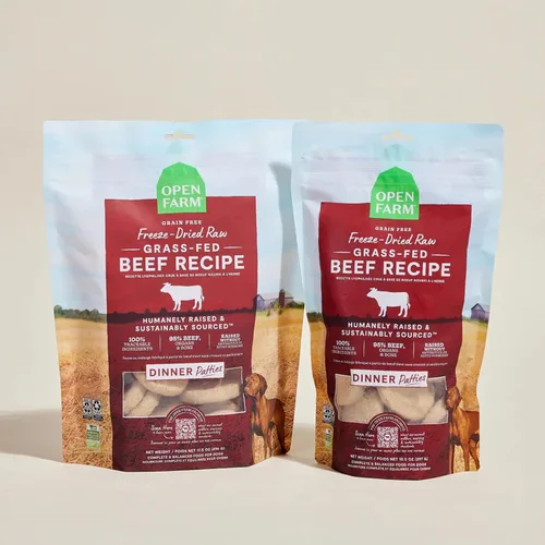 Miniatura 5 de Open Farm, alimento para perros liofilizado y crudo, empanadas con 95% de carne, órganos y huesos, comida completa o mezclador de alimento