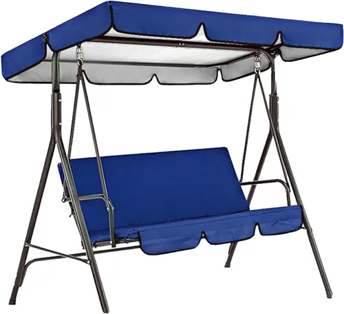 Miniatura 8 de Cubierta de toldo y asiento para columpios al aire libre, cubierta impermeable para columpio de hamaca