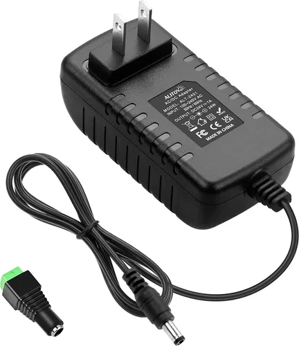 ALITOVE Adaptador de fuente de alimentación de 24V 1A 24W DC 100~240V AC a DC 24 voltios 1 Amp Convertidor 24 VDC 1000mA 800mA 600mA 400mA 200mA con
