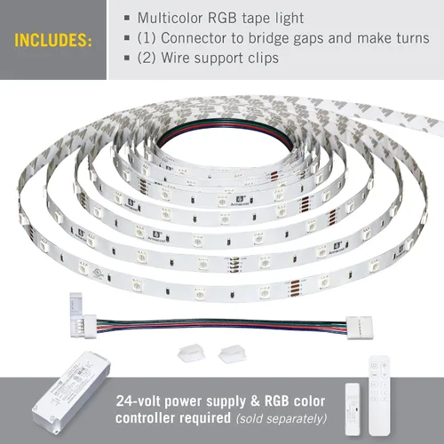 Miniatura 2 de Armacost Lighting Cinta de luz LED multicolor RibbonFlex Home 613210, 30 LEDs/metro, 8.2 pies (8.2 ft)