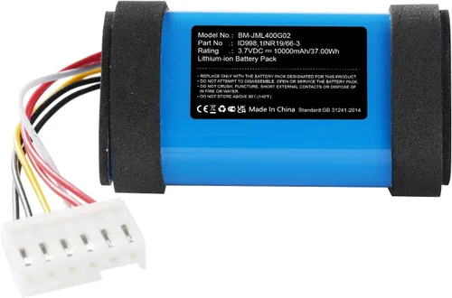 Miniatura 8 de Reemplazo de batería 4J de carga de 10000 mAh compatible con Charge 4 JBLCHARGE4BLUAM Charge 4BLK ID998 1INR19/66-3 SUN-INTE-118 IY1068 ID998-B
