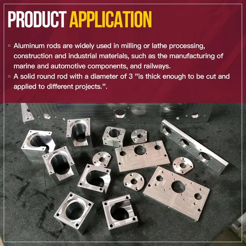 Miniatura 5 de Varilla redonda de aluminio 6061 de 3 pulgadas de diámetro, 7.8 pulgadas de largo, +0/-.02 pulgadas T6511, extruida, 3.0 pulgadas de diámetro, barra
