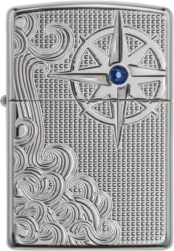 Miniatura 2 de Zippo Encendedores náuticos Armadura de cromo pulido
