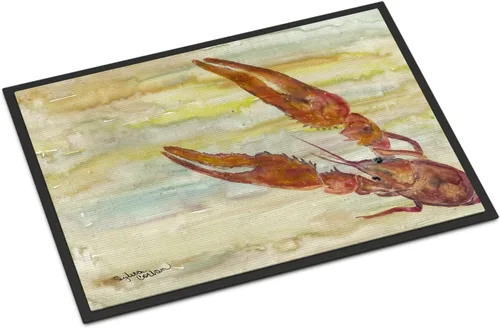 Miniatura 16 de Caroline's Treasures SC2009MAT - Tapete de acuarela pelícano marrón de 18 x 27 pulgadas, para interiores y exteriores, para entrada, antideslizante