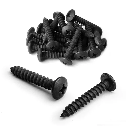Miniatura 9 de POWERTEC Tornillos para madera n.º 6 x 5/8 pulgadas, 100 tornillos Phillips de cabeza plana autorroscantes chapados en zinc con rosca profunda