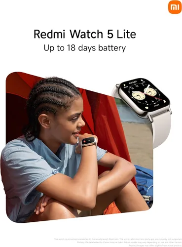 Miniatura 5 de XIAOMI Redmi Watch 5 Lite Global 1.96" AMOLED Hasta 18 días de batería GNSS Micrófono dual 150+ modos de entrenamiento Resistencia al agua 5ATM