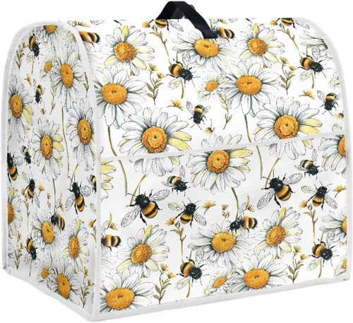 Miniatura 47 de Talayituse Beach Turtle Starfish Print Stand Mixer Cover for 4.5-5 Quarts Kitchen Aid, Washable Mixer Dust Cover with Handle and Pocket Kitchen