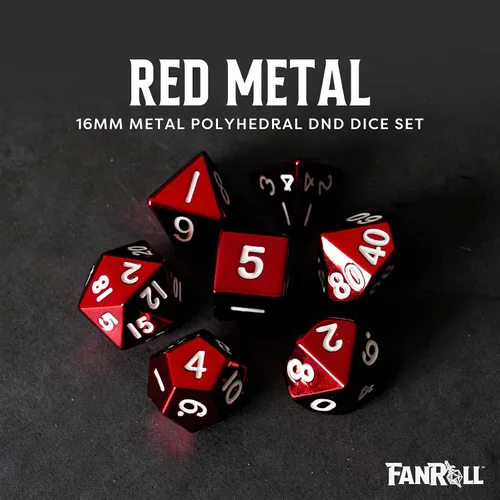 Miniatura 2 de FanRoll - Juego de dados poliédricos de metal de 0.630 in, plata antigua, dados de juego de rol para Calabozos y Dragones