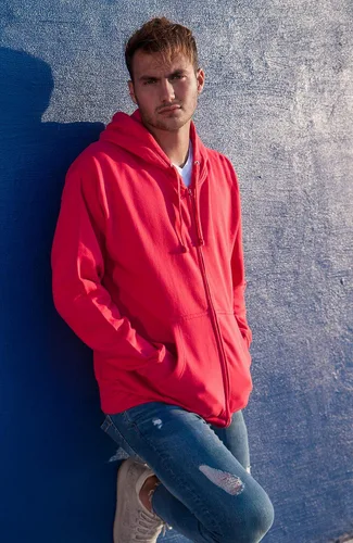 Miniatura 5 de Sudadera con capucha de forro polar pesado con cremallera completa para hombre