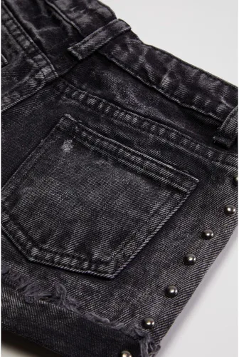 Miniatura 2 de VINTAGE HAVANA Girl's Stud Denim Shorts (Little KidsBig Kids)