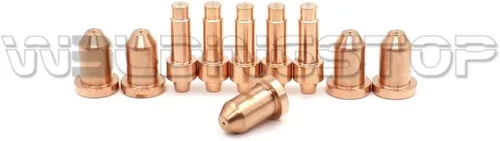 Miniatura 2 de WeldingStop 10 piezas de corte por plasma XT40 Antorcha Consumibles Electrodo 249926 Boquilla 40A 249928 Punta para Miller